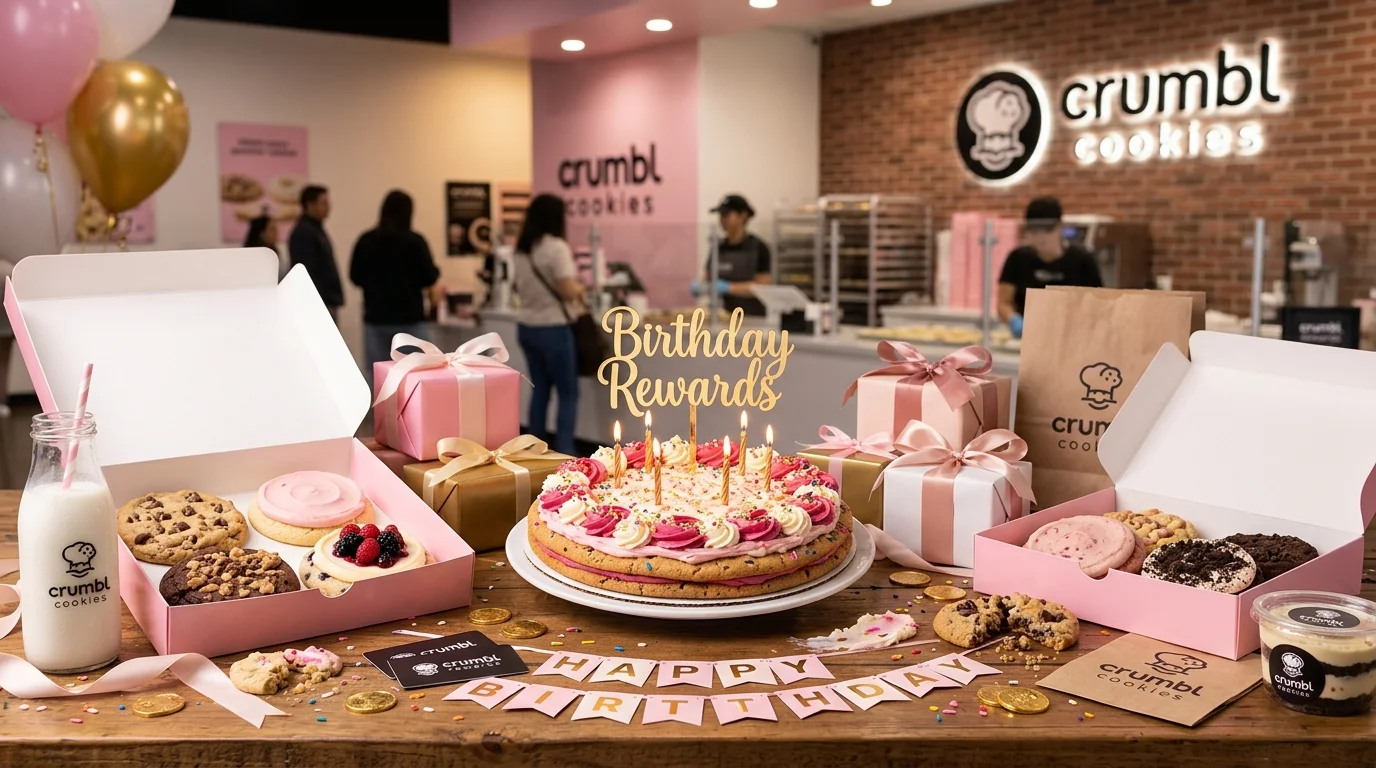 Crumbl Cookie Birthday Reward