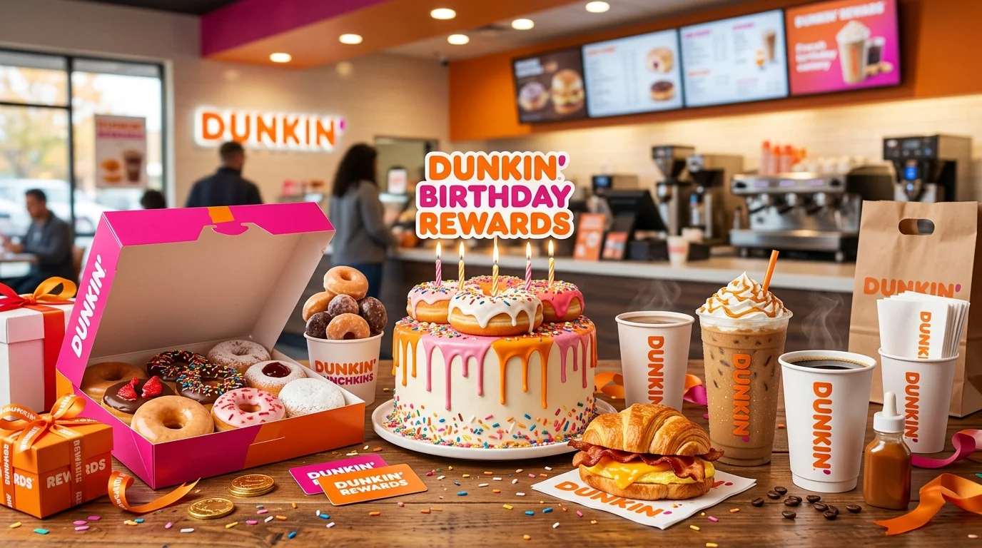 Dunkin' Donuts Birthday Reward