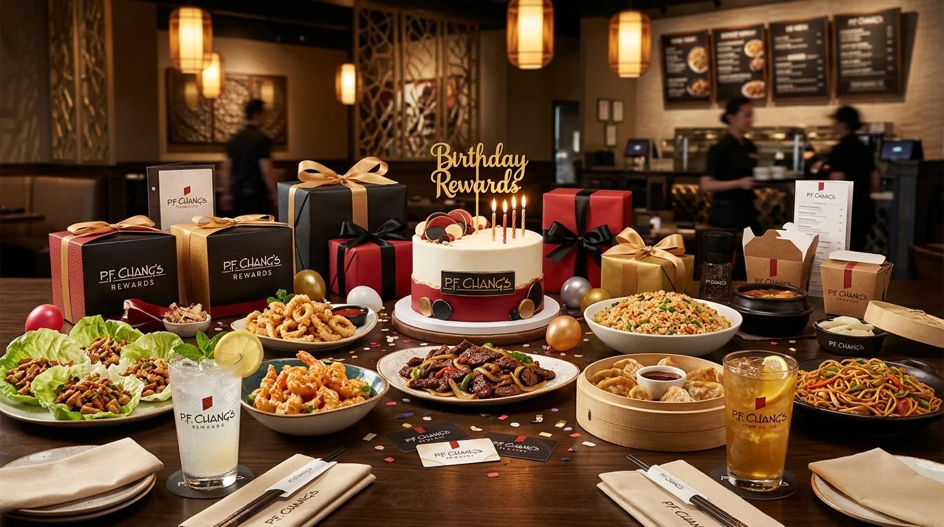 P.F. Chang's Birthday Reward Free Appetizer or Dessert Your Choice
