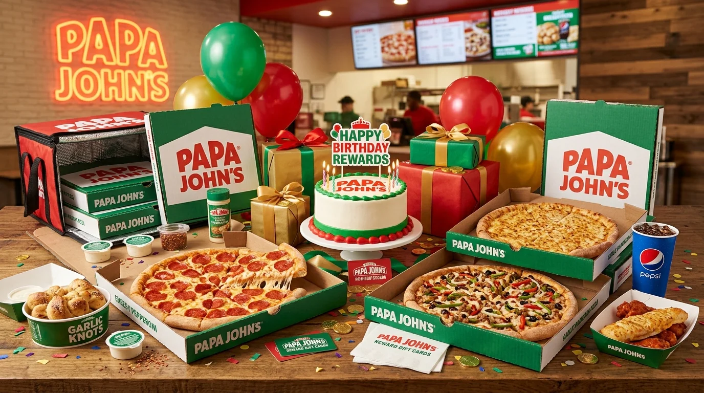 Papa John's Birthday Reward