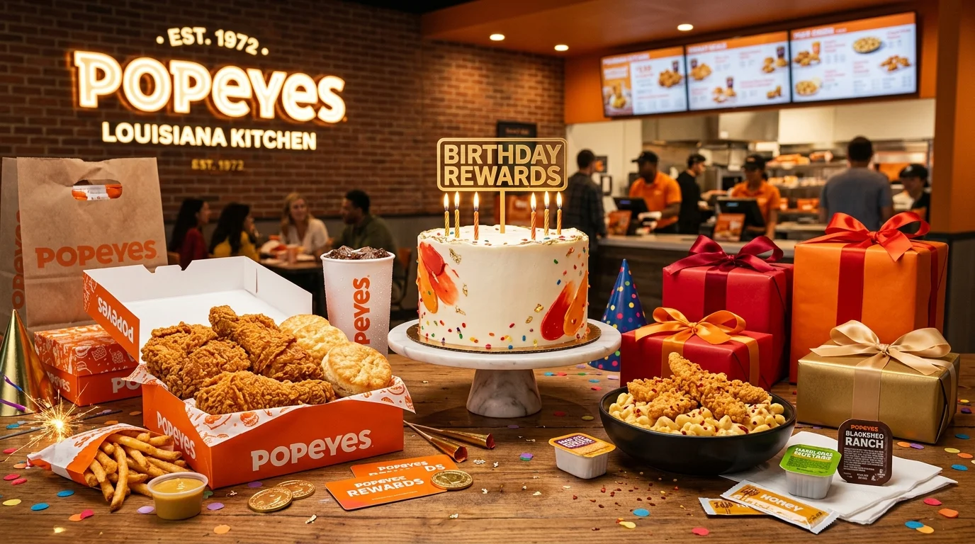 Popeyes Birthday Reward
