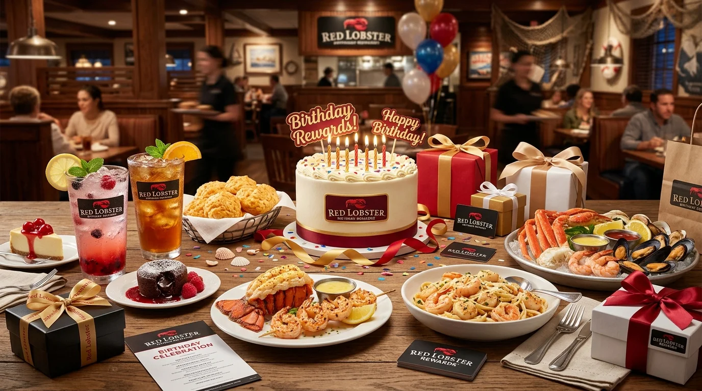 Red Lobster Birthday Reward