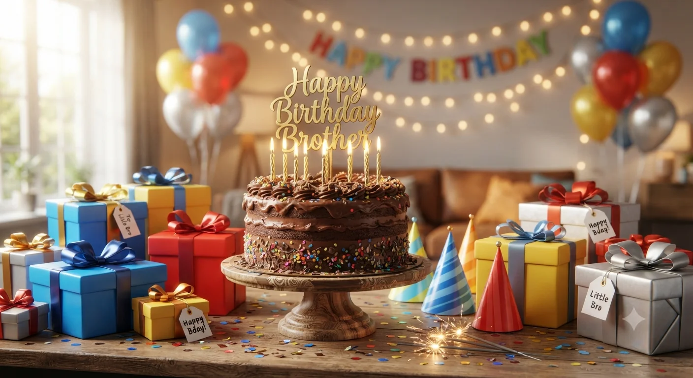 Birthday Wishes for Younger Brother