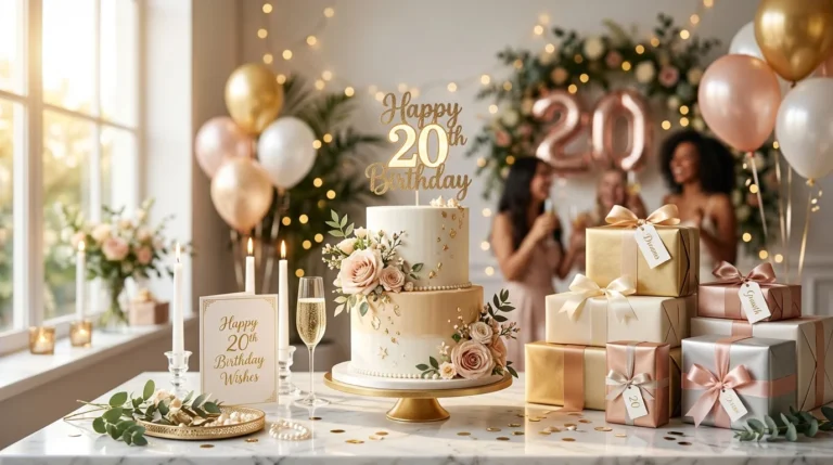 Happy 20th Birthday Wishes