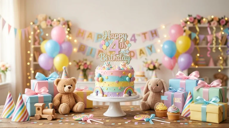 Happy 4th Birthday Wishes