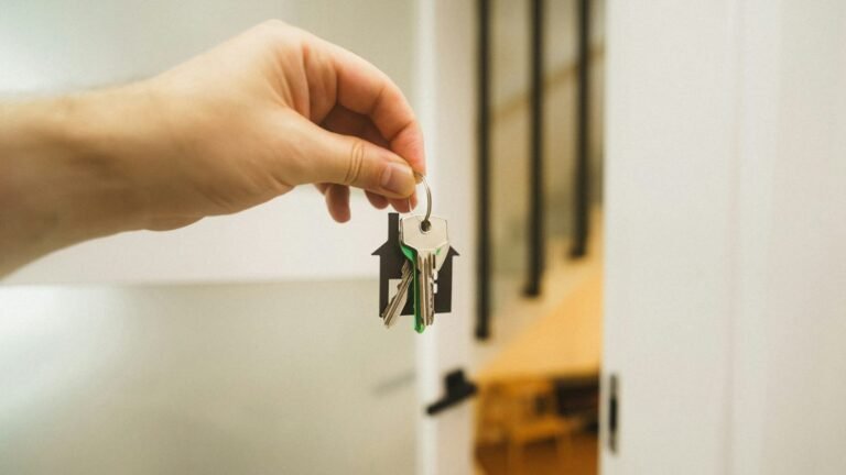 Handing over the keys to a new home
