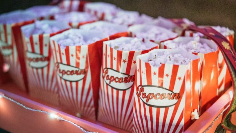Popcorn snacks ready for family game night